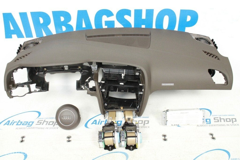 Airbag kit - Tableau de bord brun Audi A5 (2007-2016), Gebruikt, Ophalen of Verzenden