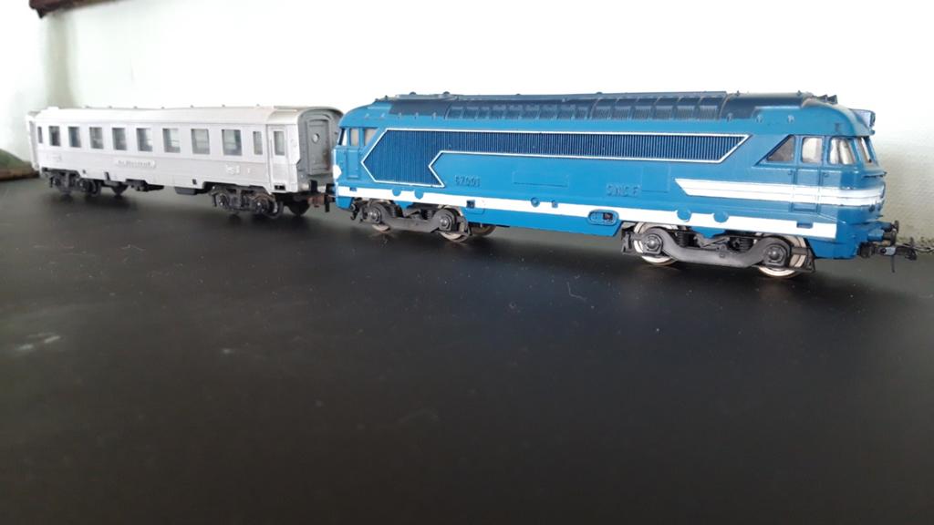 Lima Sncf locomotief en Mistral rijtuig, Hobby & Loisirs créatifs, Trains miniatures | HO, Enlèvement ou Envoi, Locomotive, Lima
