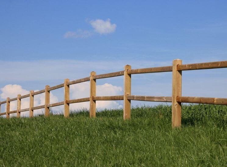 13. Houten omheining | tuinomheining | afrastering, Animaux & Accessoires, Box & Pâturages, Pâturage, 4 chevaux ou poneys ou plus