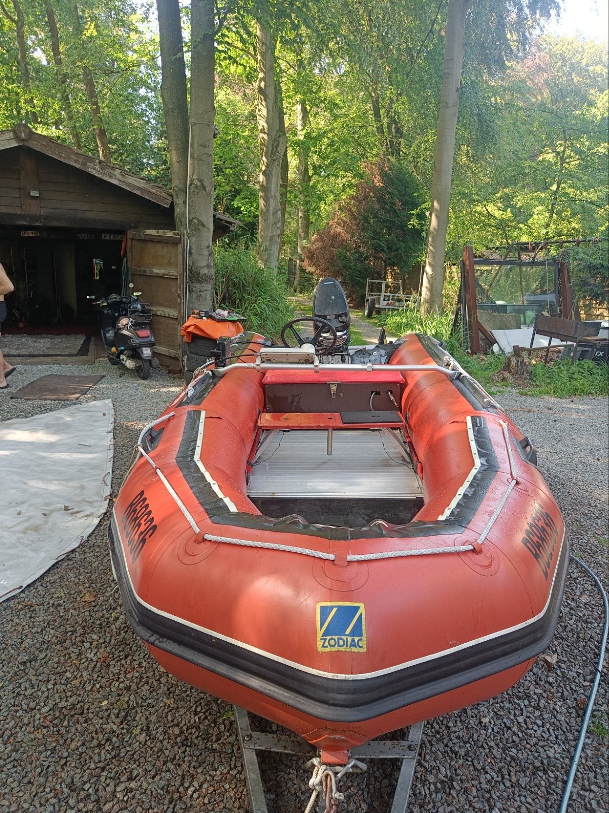 Boot Zodiac MK3GT, Watersport en Boten, Motorboten en Motorjachten, Afdekzeil, Zodiac, Ophalen of Verzenden