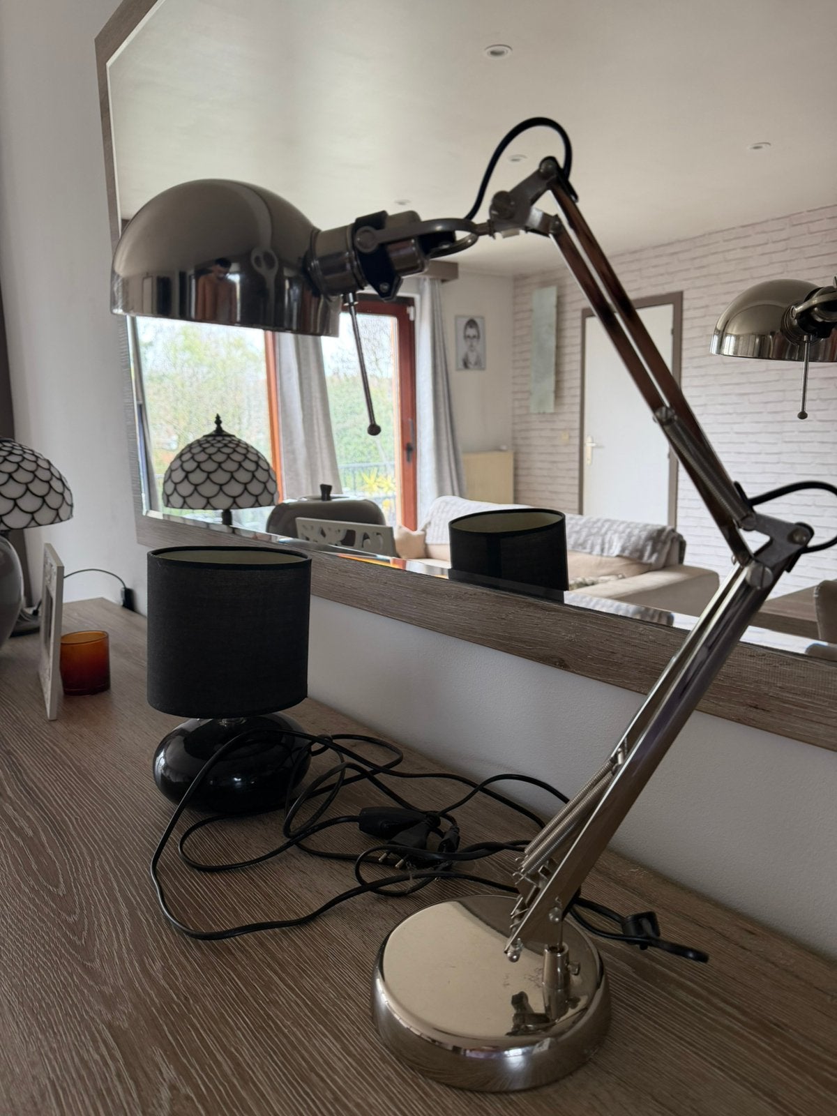 Lampes sur pied en chrome, Maison & Meubles, Enlèvement ou Envoi, Neuf