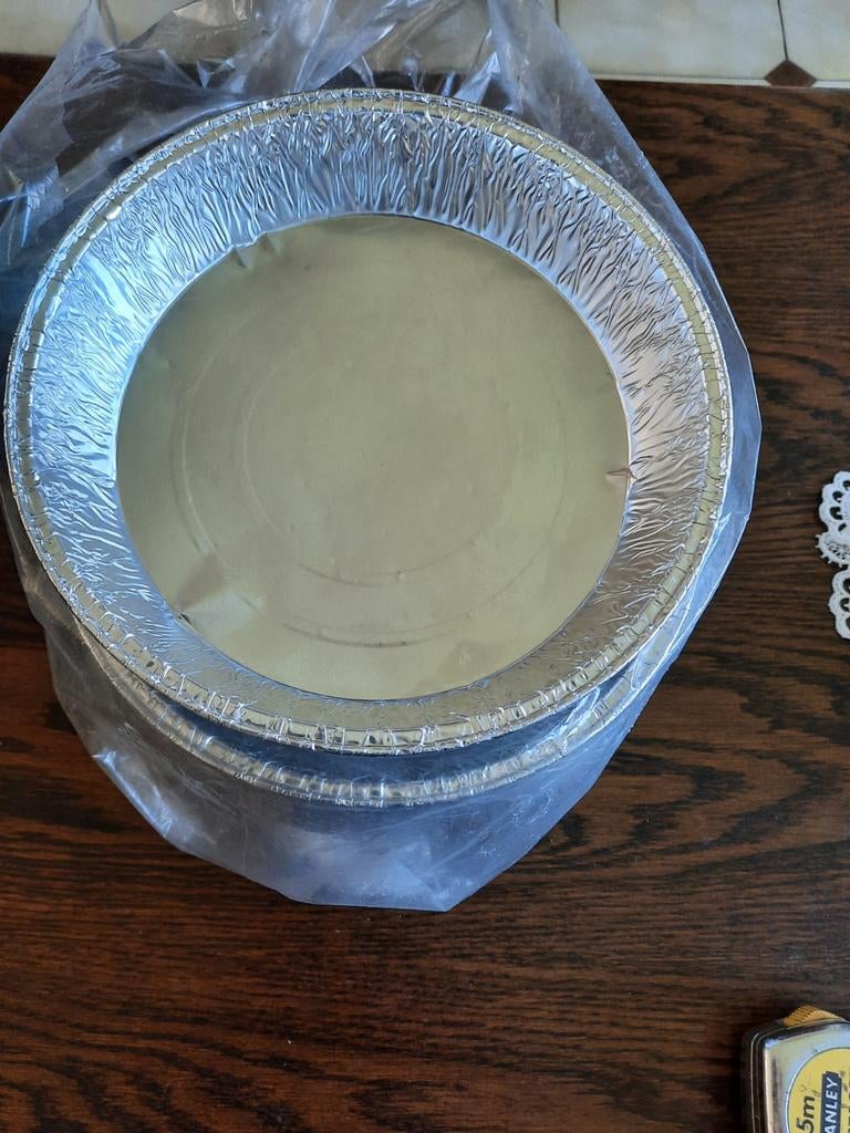 Aluminium  bak schaaltjes, Ophalen