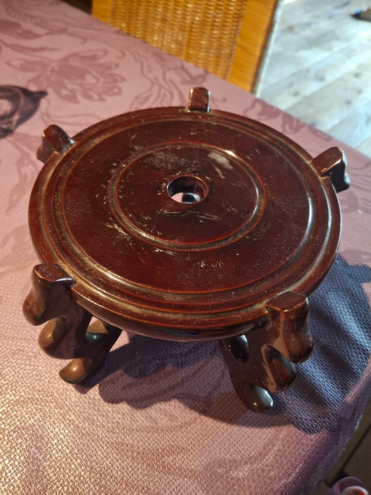 asiatique support, Antiek en Kunst, Antiek | Schalen, Ophalen of Verzenden