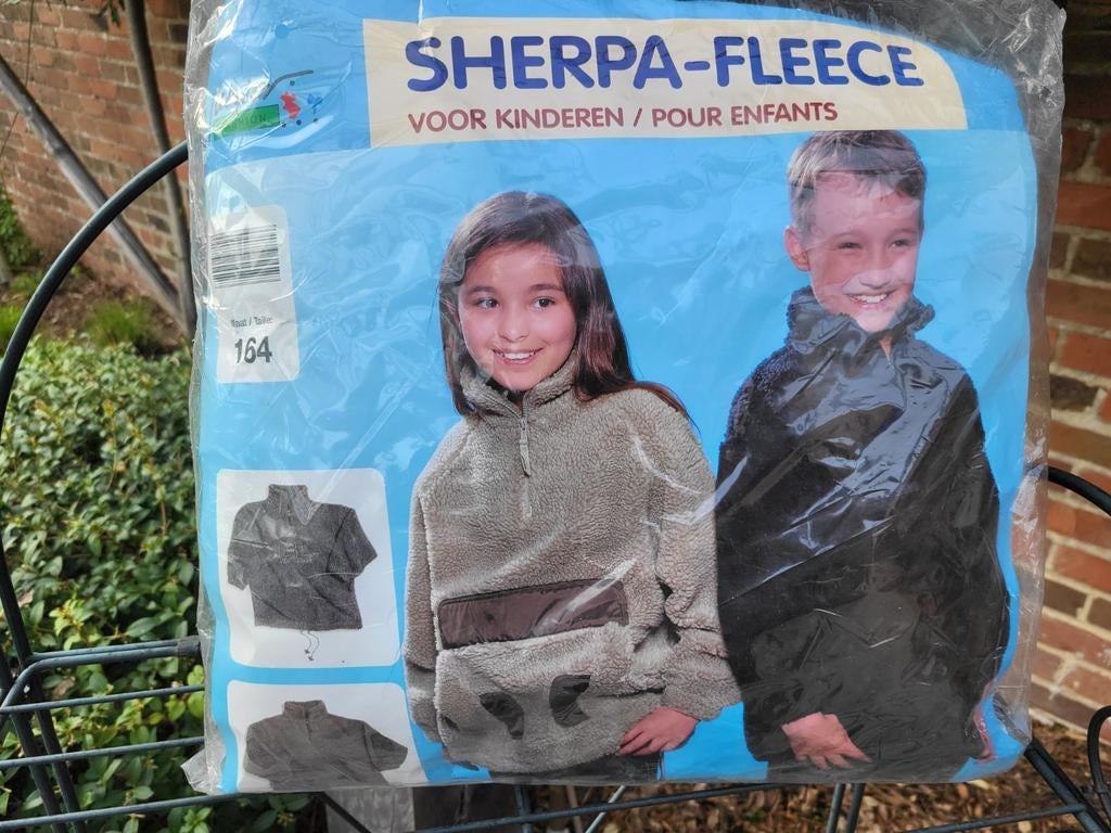 Chandail polaire New Sherpa (Teddy) — Taille 164 — Gris, Enlèvement