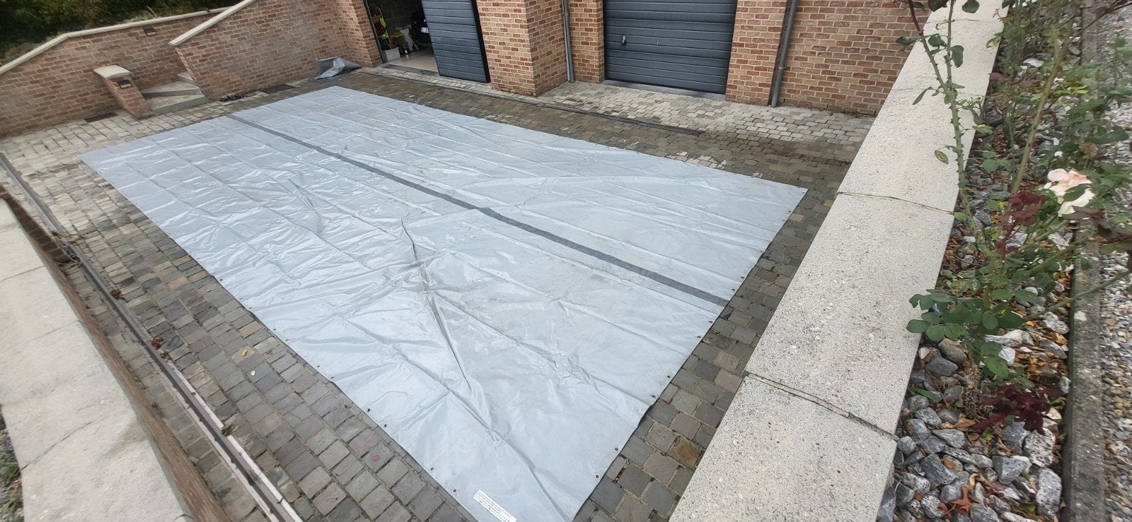 bache hiver piscine 10mx4,6m, Tuin en Terras, Ophalen, 300 cm of meer, Zo goed als nieuw, Rechthoekig