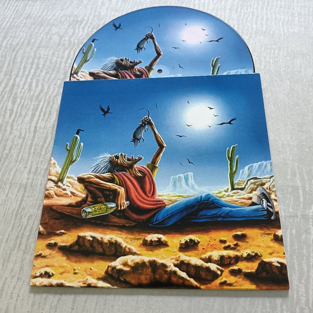 Disque photo Iron Maiden El Dorado México, Heavy metal, Enlèvement ou Envoi, Comme neuf, Vinyle coloré
