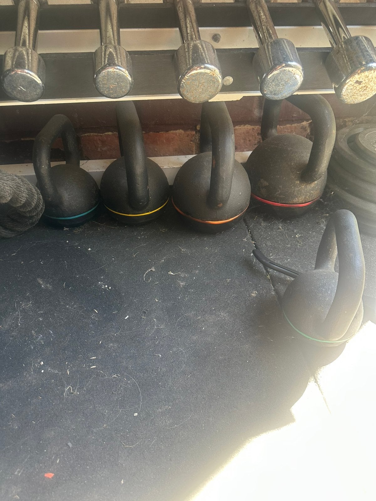 Kettlebell 6,8,12,16,20 kg, Sport en Fitness, Ophalen, Kettlebell