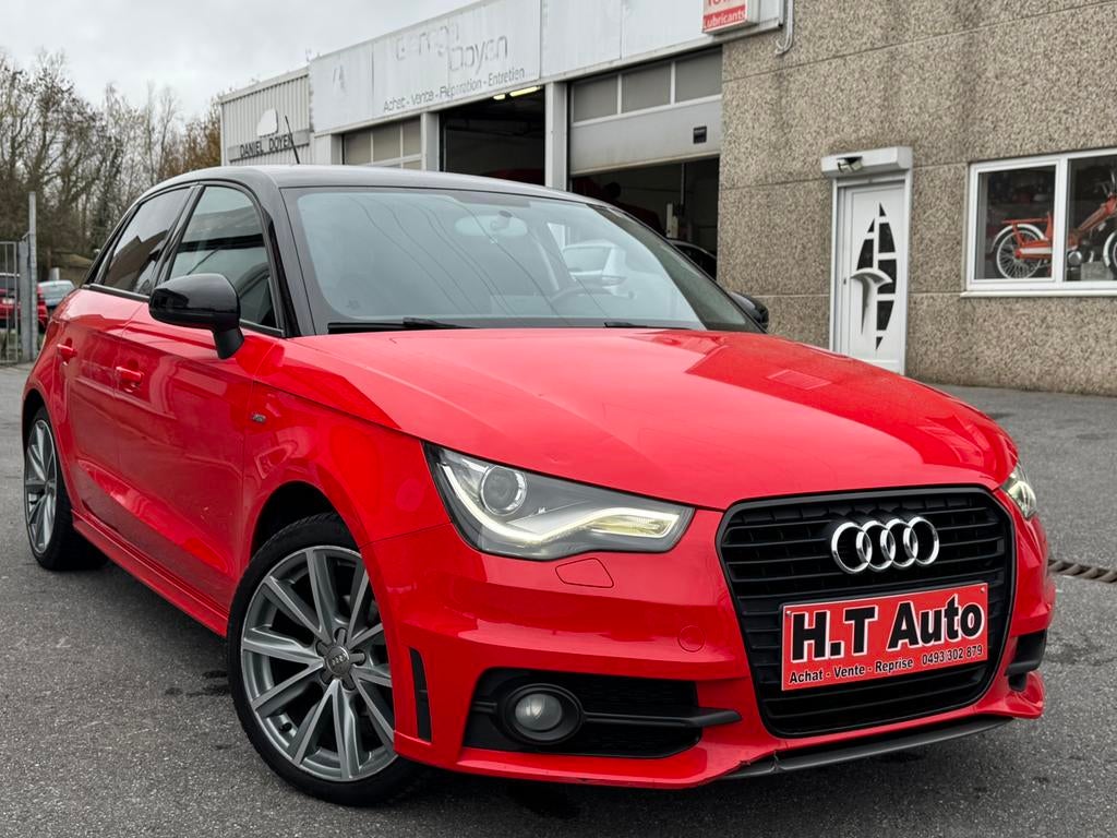 Audi A1 1.2 TFSI/ S-line/airco/xenon/euro5b !!, Autos, Rouge, Euro 5, Achat, A1