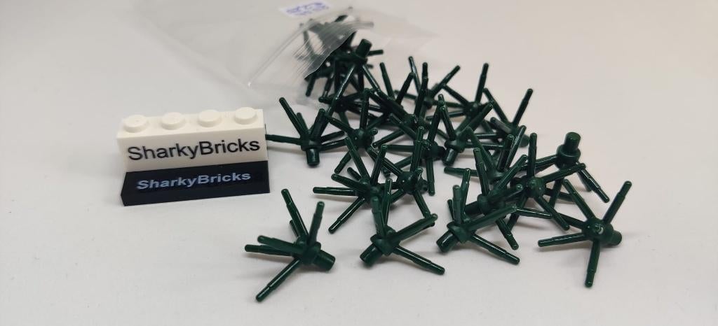 Lego Plant Shaft/ Gras Donkergroen per 25 stuks (Nieuw), Overige thema's, Lego, Nieuw, Ophalen of Verzenden