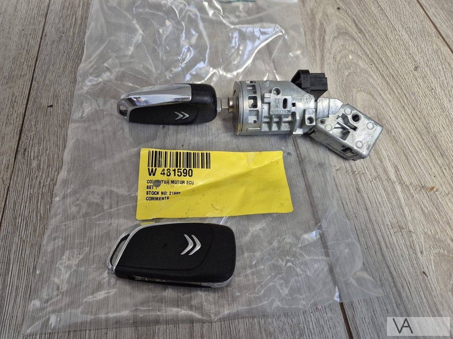 Citroen C4 2009 - 2015 contactslot met 2x sleutel €30, Gebruikt, -, Ophalen of Verzenden, -