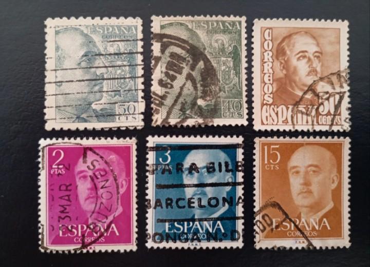Lot of 6 classic stamps of the Generalissimo, Postzegels en Munten, Postzegels | Suriname, Verzenden
