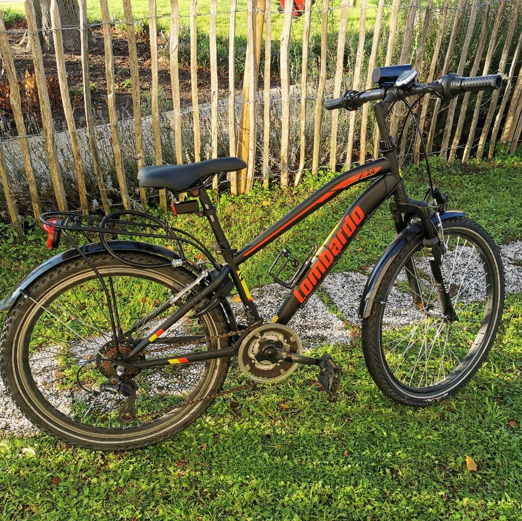 Kinderfiets, Fietsen en Brommers, Ophalen, Zo goed als nieuw, Trommelrem, Lombardo