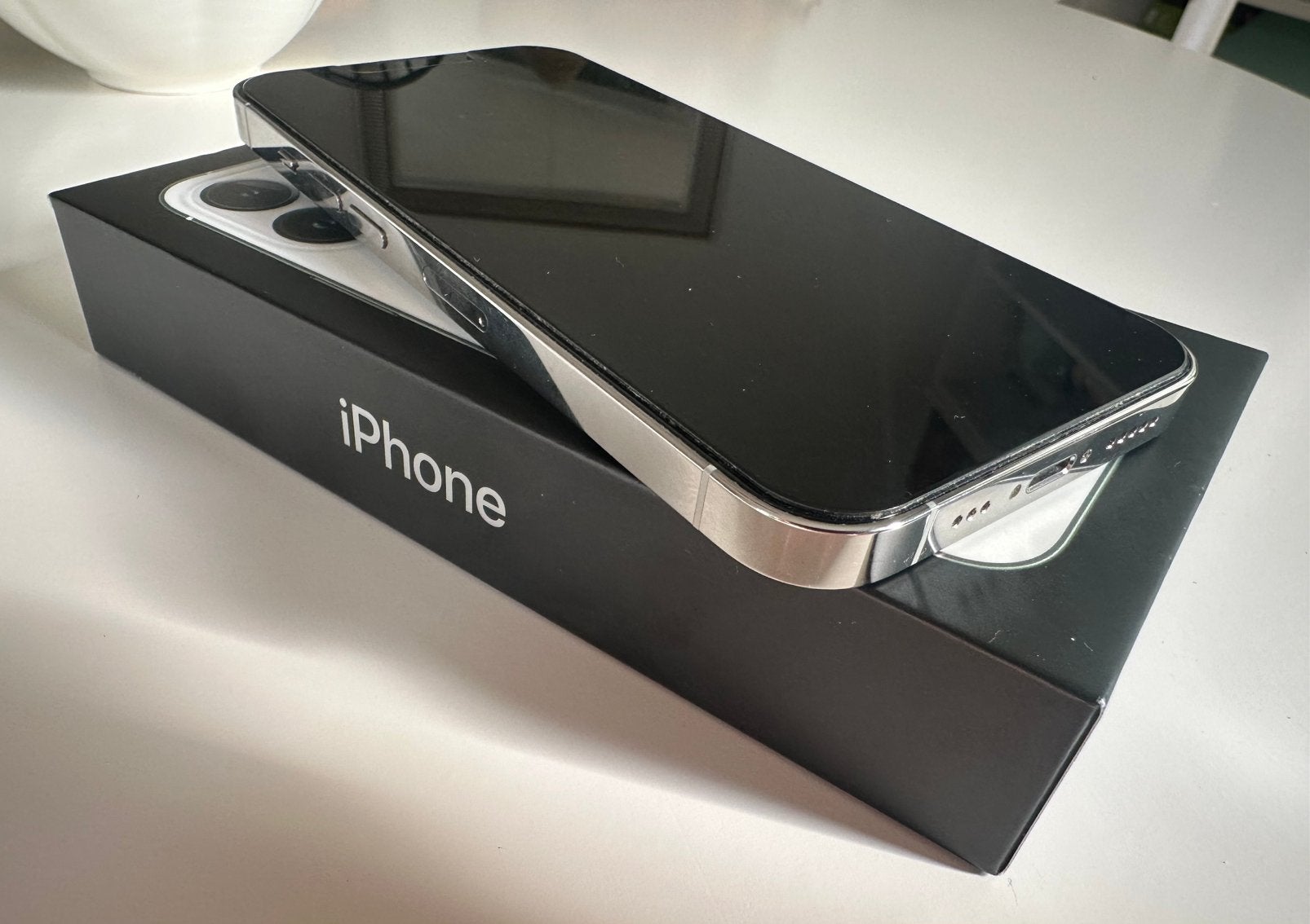 Apple iPhone 13 Pro wit/white/ silver als nieuw 128gb, 128 GB, Comme neuf, Enlèvement, IPhone 13 Pro