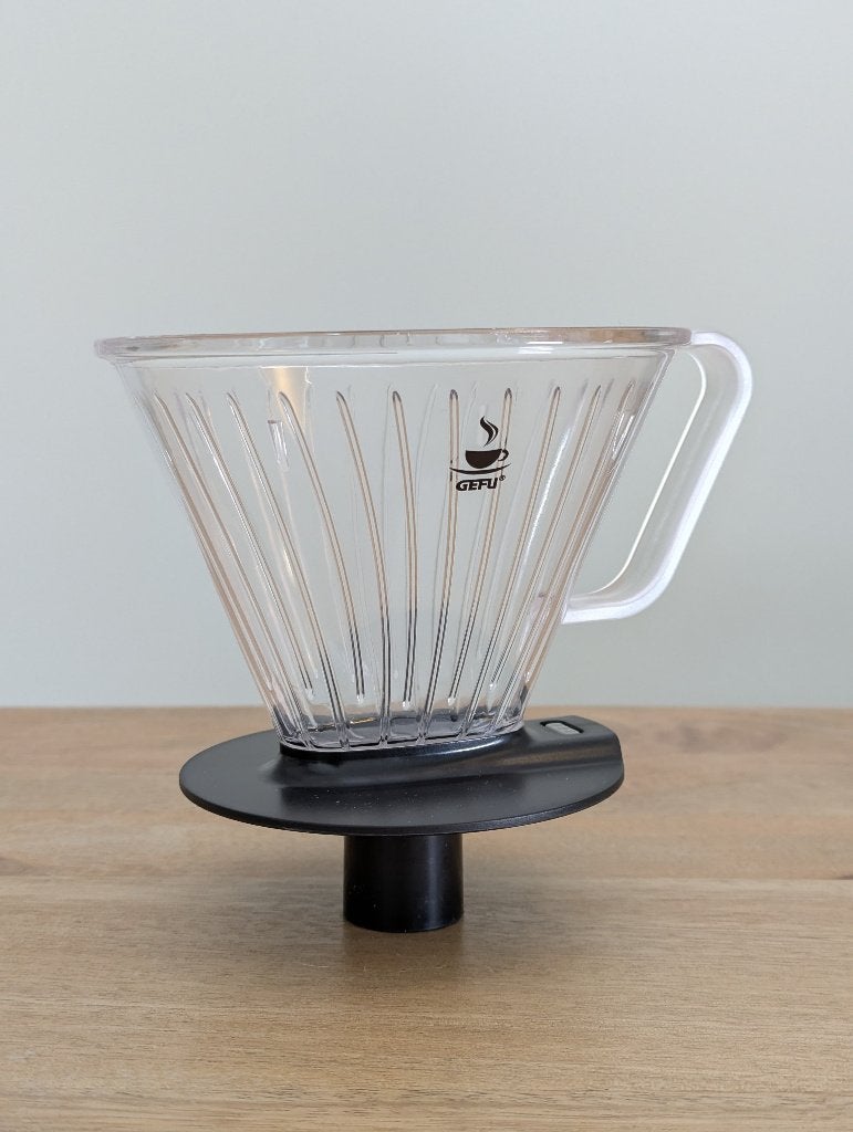 Koffie filterhouder Gefu nr. 4, Elektronische apparatuur, Koffiemachine-accessoires, Ophalen of Verzenden, Zo goed als nieuw, Overige typen
