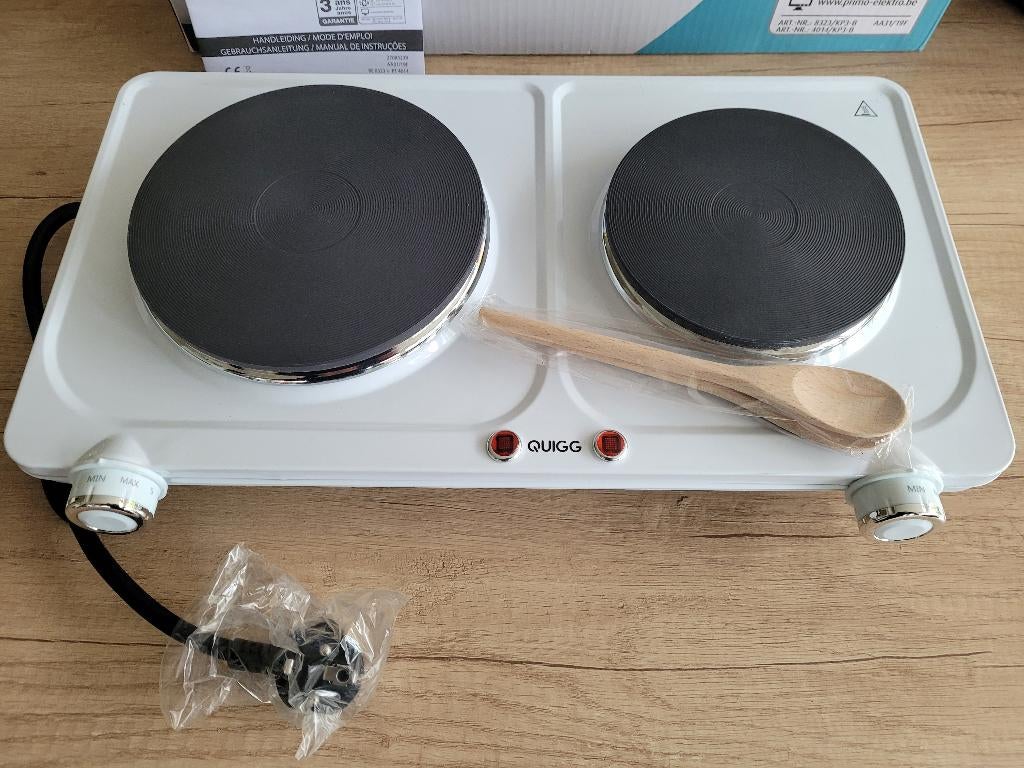 kookplaat Quigg, Electroménager, Tables de cuisson, Neuf, Autoportant, 3 zones de cuisson ou moins, Enlèvement