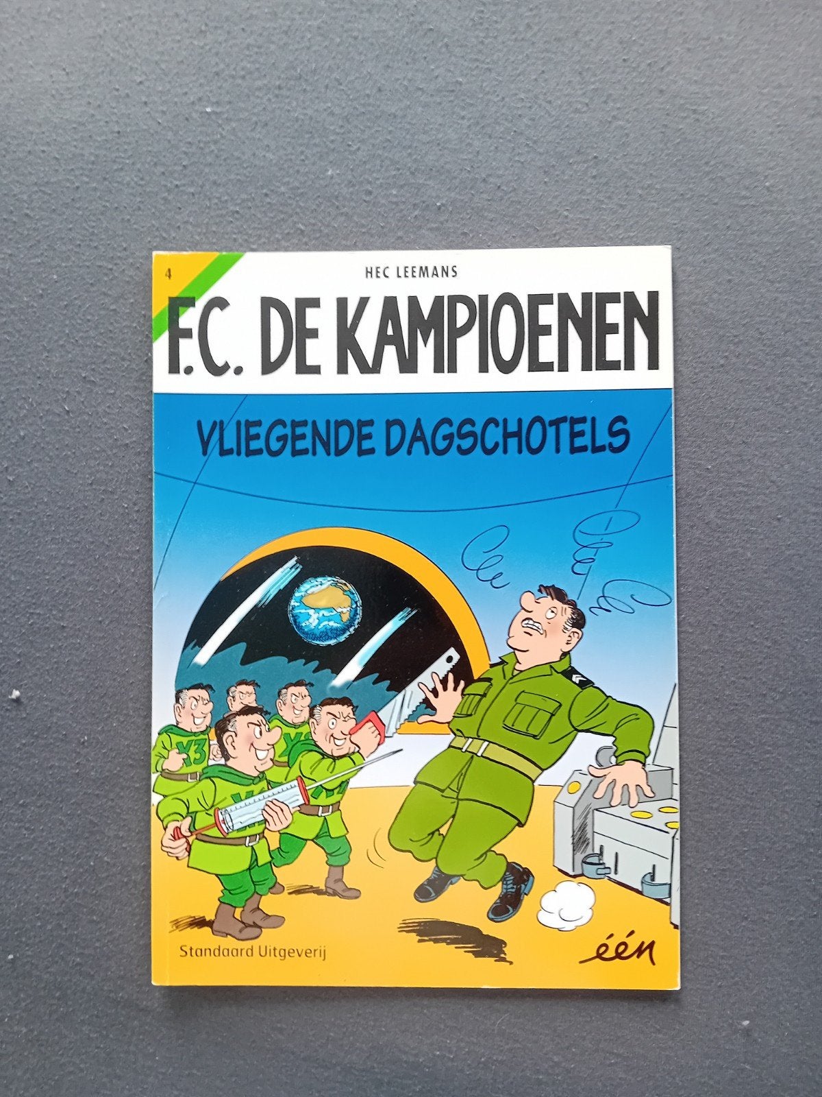 Fc de kampioenen strip vliegende dagschotels, Ophalen