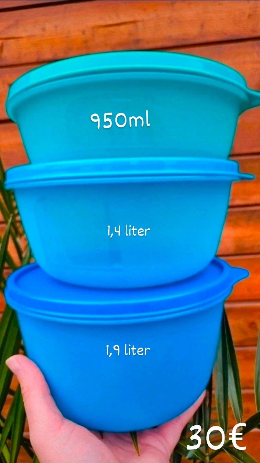 Tupperware set ruimtekommen, Ophalen of Verzenden, Nieuw