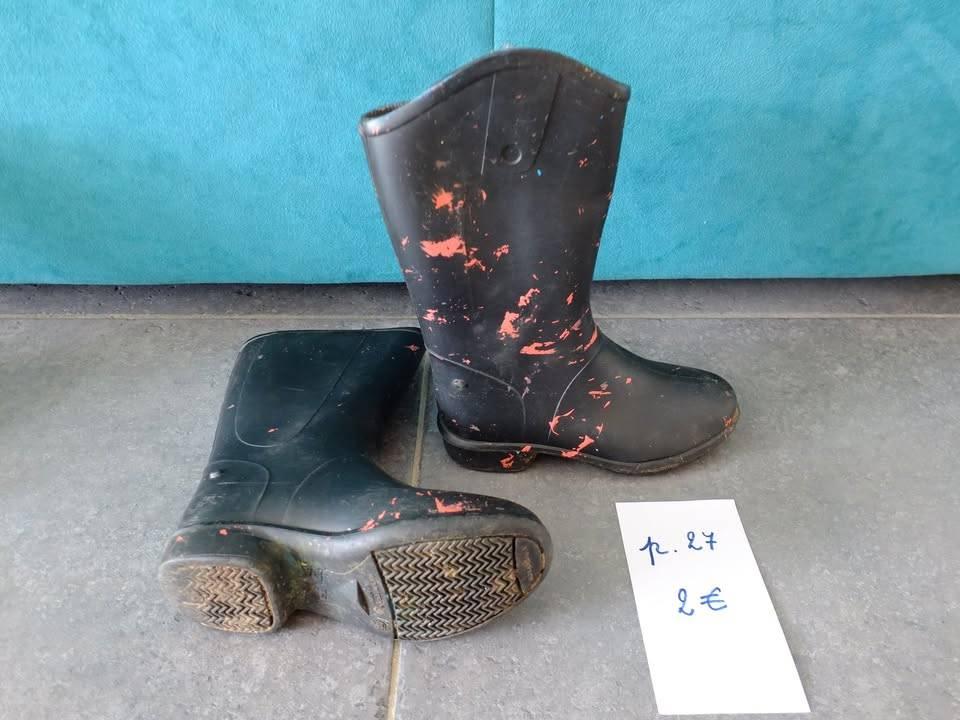 4 paires de bottes (pluie, cuir...) pour enfants, p. 27-31, Ophalen of Verzenden, Gebruikt, Jongen of Meisje, Laarzen