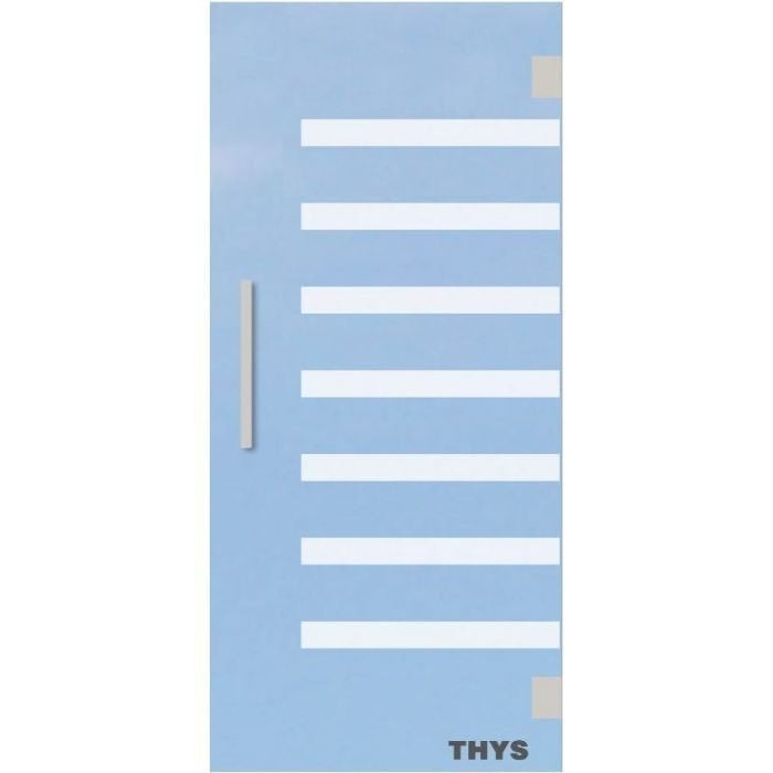 201x78 cm Thys THYTAN EVERYWAY DESIGN 1708, Neuf, Porte intérieure, Verre, Enlèvement
