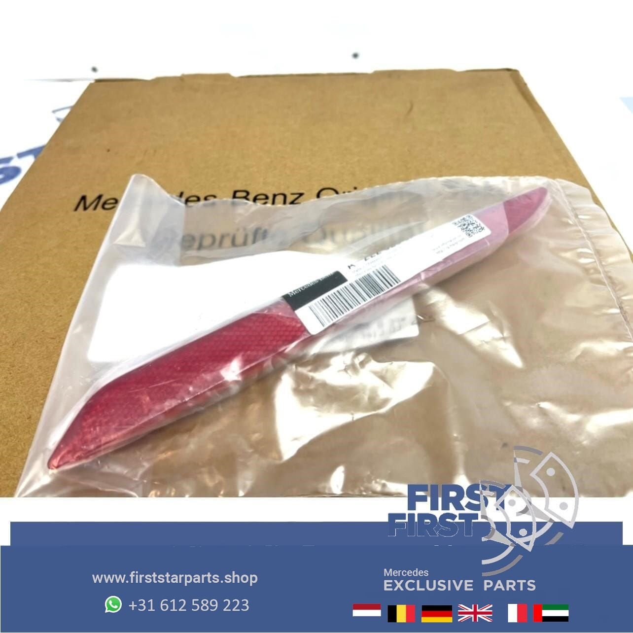 W177 ACHTERBUMPER REFLECTOR 2018-2022 AMG LINE A35 A45, Gebruikt, -, Ophalen of Verzenden, -