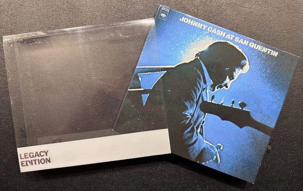 JOHNNY CASH - At San Quentin ( Deluxe 3CD set ), Cd's en Dvd's, Boxset, Verzenden, Inclusief DVD, Zo goed als nieuw