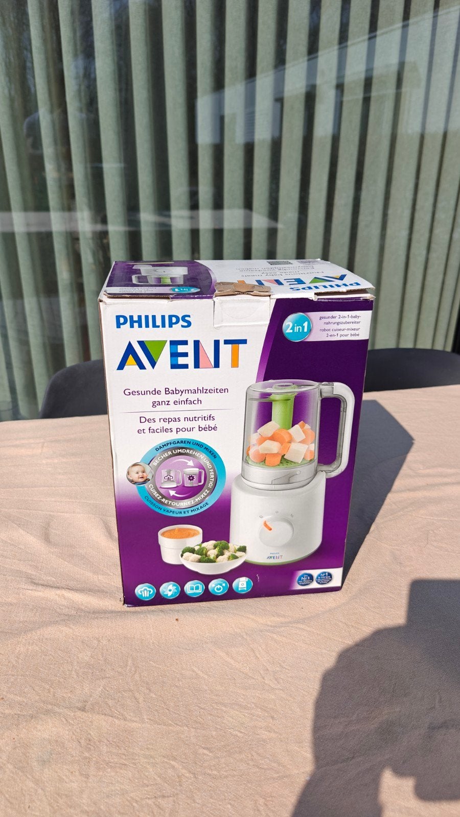 Philips AVENT Gezond stomen 2-in-1 gezonde babyvoedingmaker, Electroménager, Enlèvement ou Envoi, Utilisé, Mélangeur