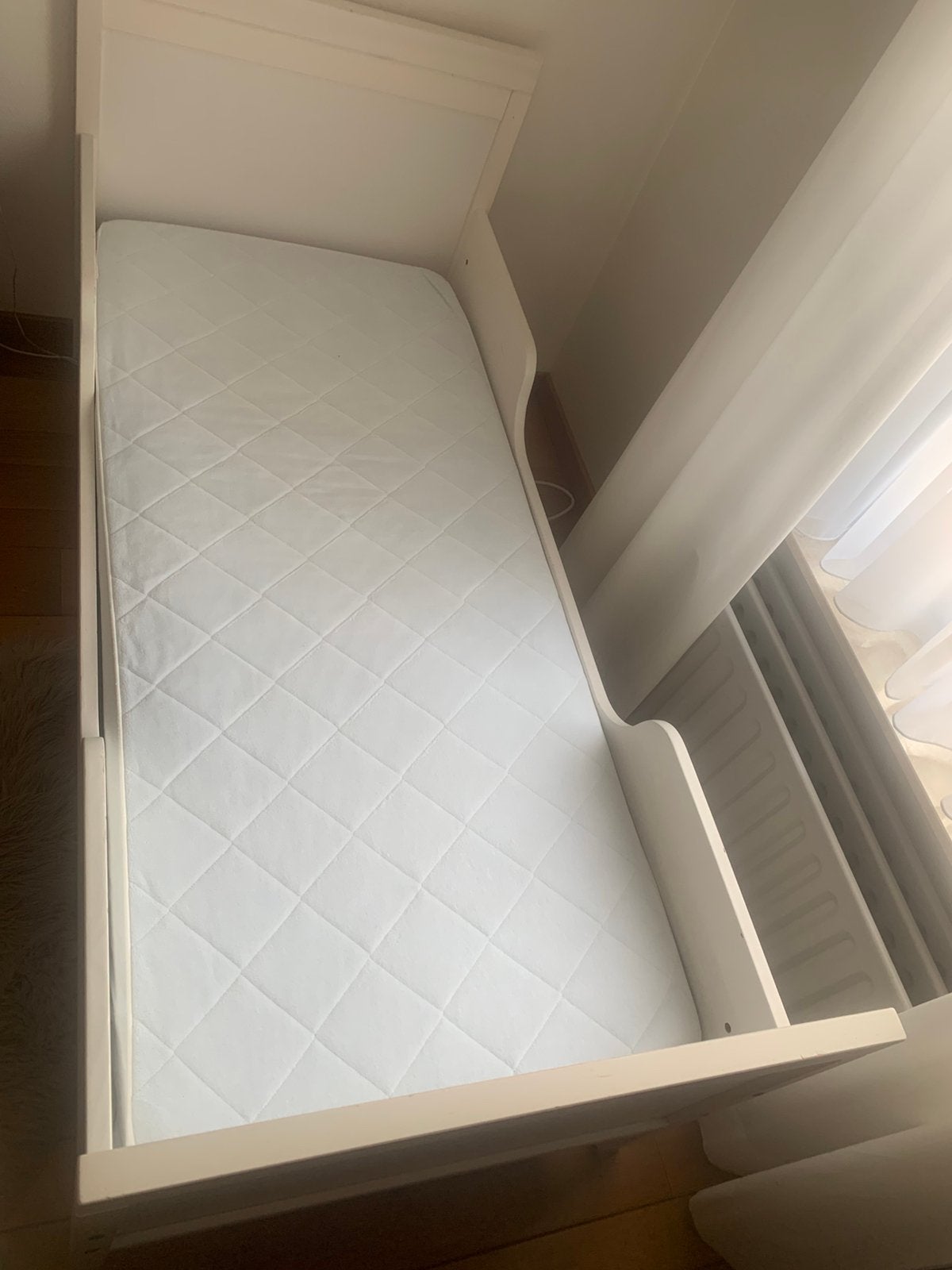 Peuterbed / kleuterbed / juniorbed, Gebruikt, 70 tot 85 cm, 140 tot 160 cm, Ophalen