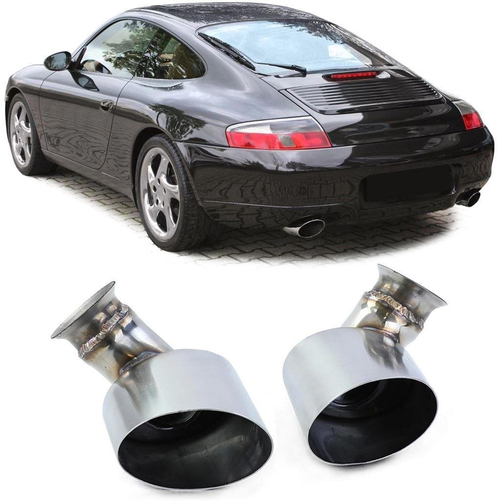 Uitlaat Sierstuk RVS Voor Porsche 911 996 1998 t/m 2001 3.4, Envoi
