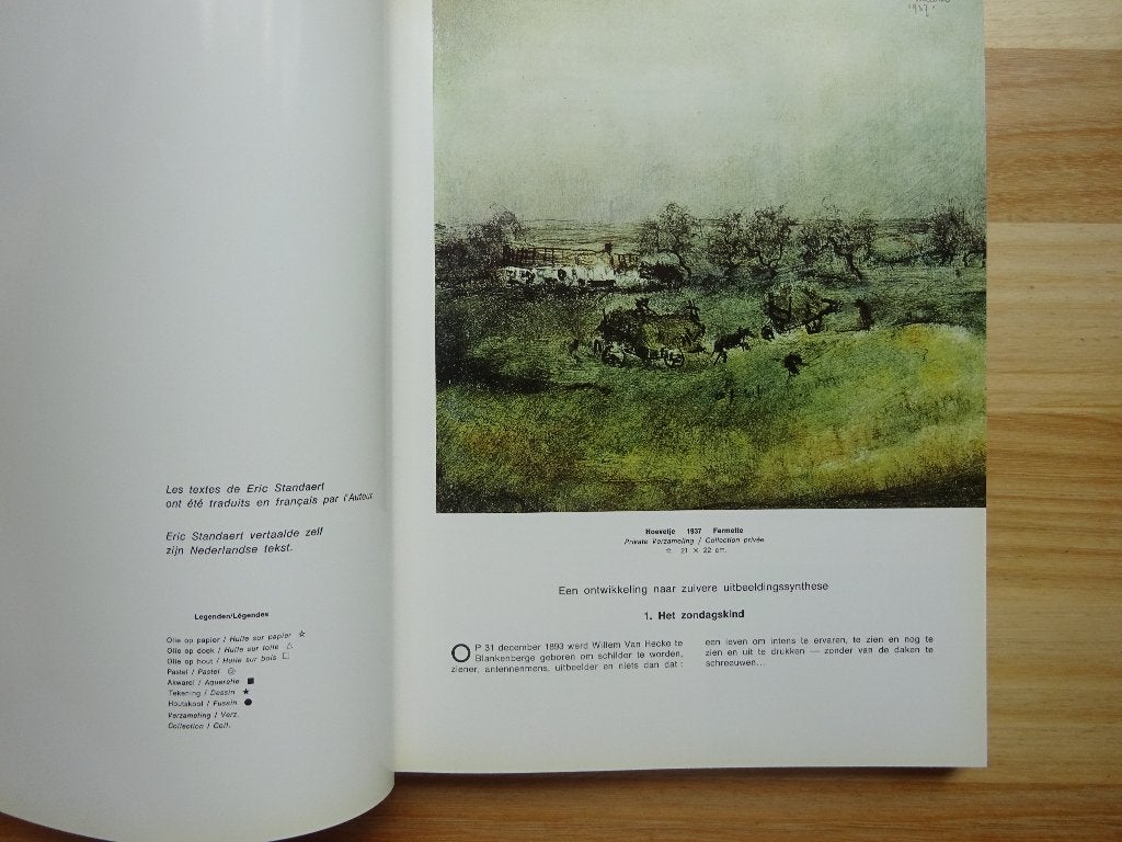 Willem Van Hecke, Monographie, Terre d'Europe 1975, Peinture et dessin, Enlèvement, Utilisé, Eric Standaert