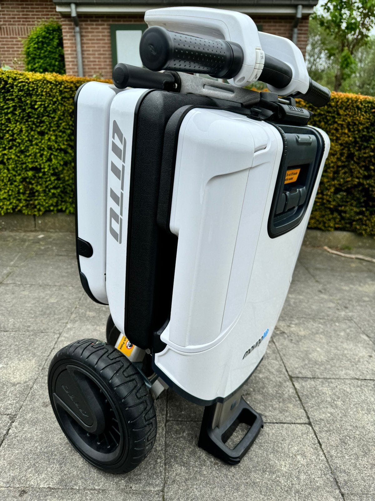 Scooter de voyage pliable MovingLif Atto Scootmobiel pliable, Divers, Chaises roulantes, Enlèvement ou Envoi, Pliant, Comme neuf
