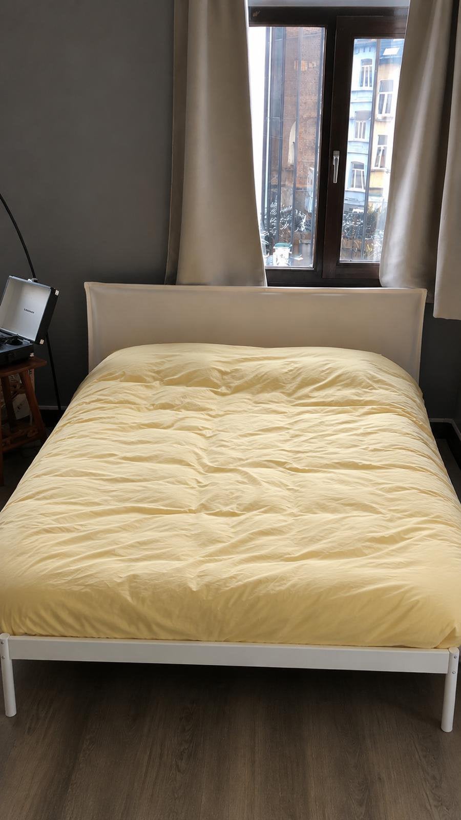 Bed met lattenbodem én matras, Enlèvement, Comme neuf