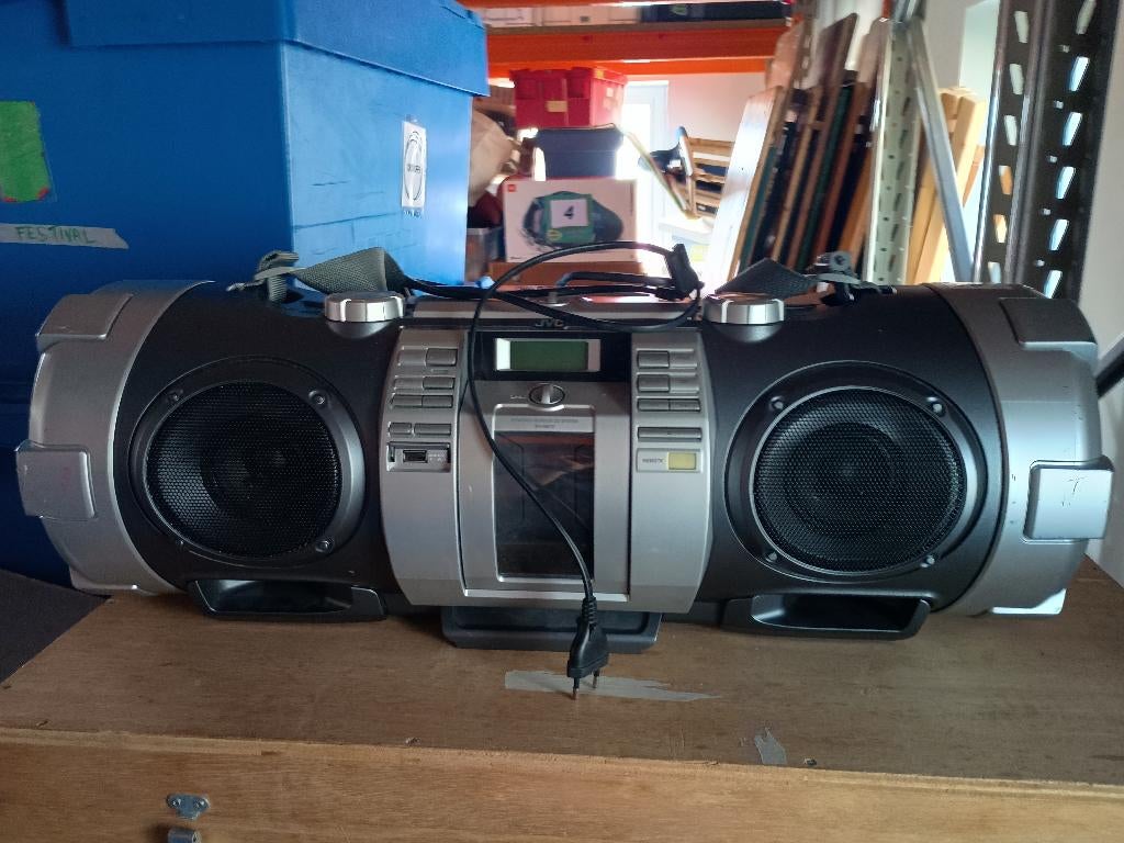 JVC boombox, Audio, Tv en Foto, Luidsprekerboxen, Ophalen, Gebruikt, JVC