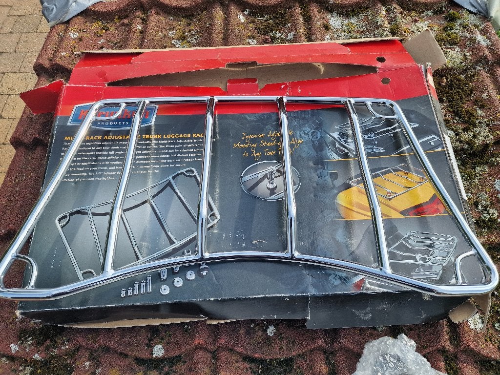 Bagagerek moto, Motoren, Ophalen, Nieuw