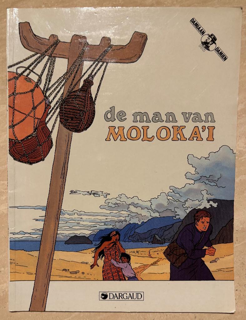 Strip 'De Man van Moloka'i' - Pater Damiaan (1989), Enlèvement ou Envoi, Une BD, Comme neuf, Jacques Stoquart