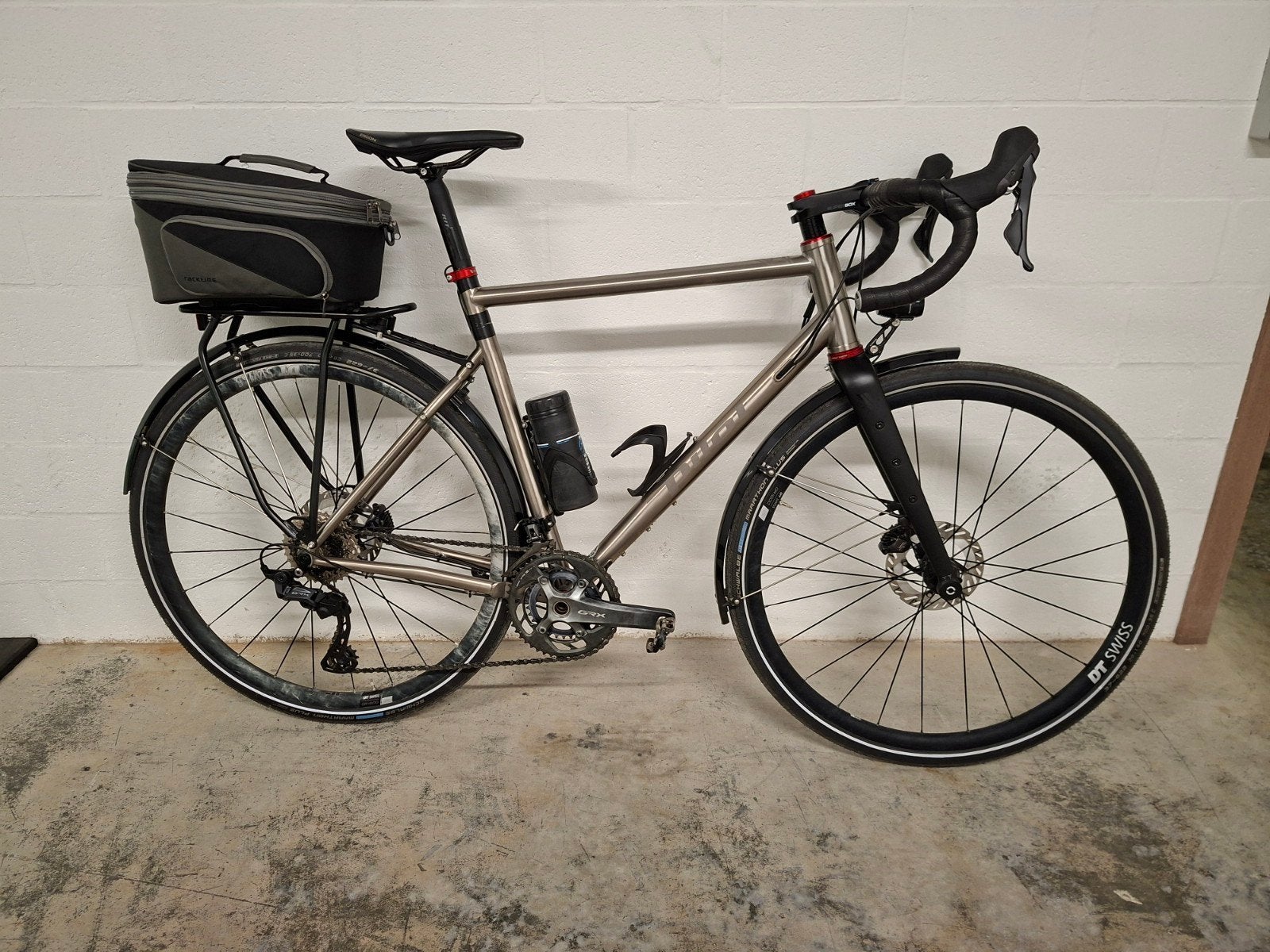 Titanium gravel/bikepacking bike, Ophalen