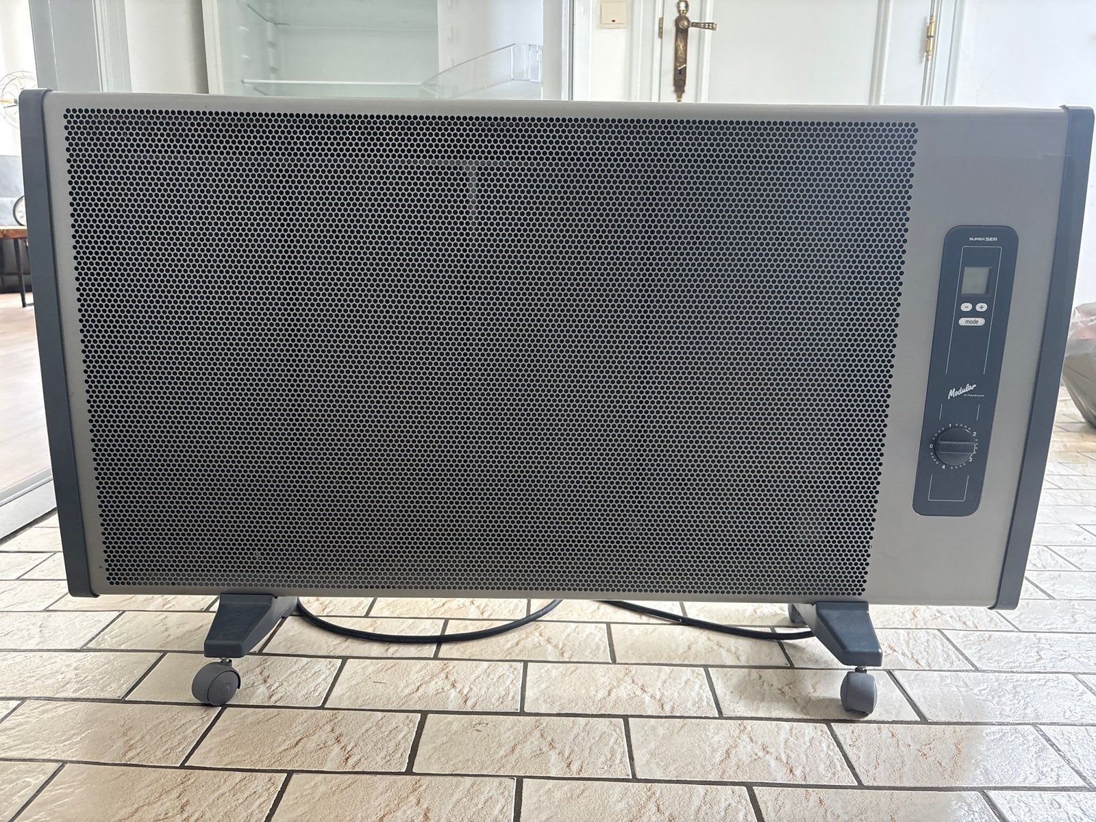 SuperSer Titanium MOD 3 Infrarood Stralingspaneel 1500W, Ophalen, Zo goed als nieuw, Thermostaat