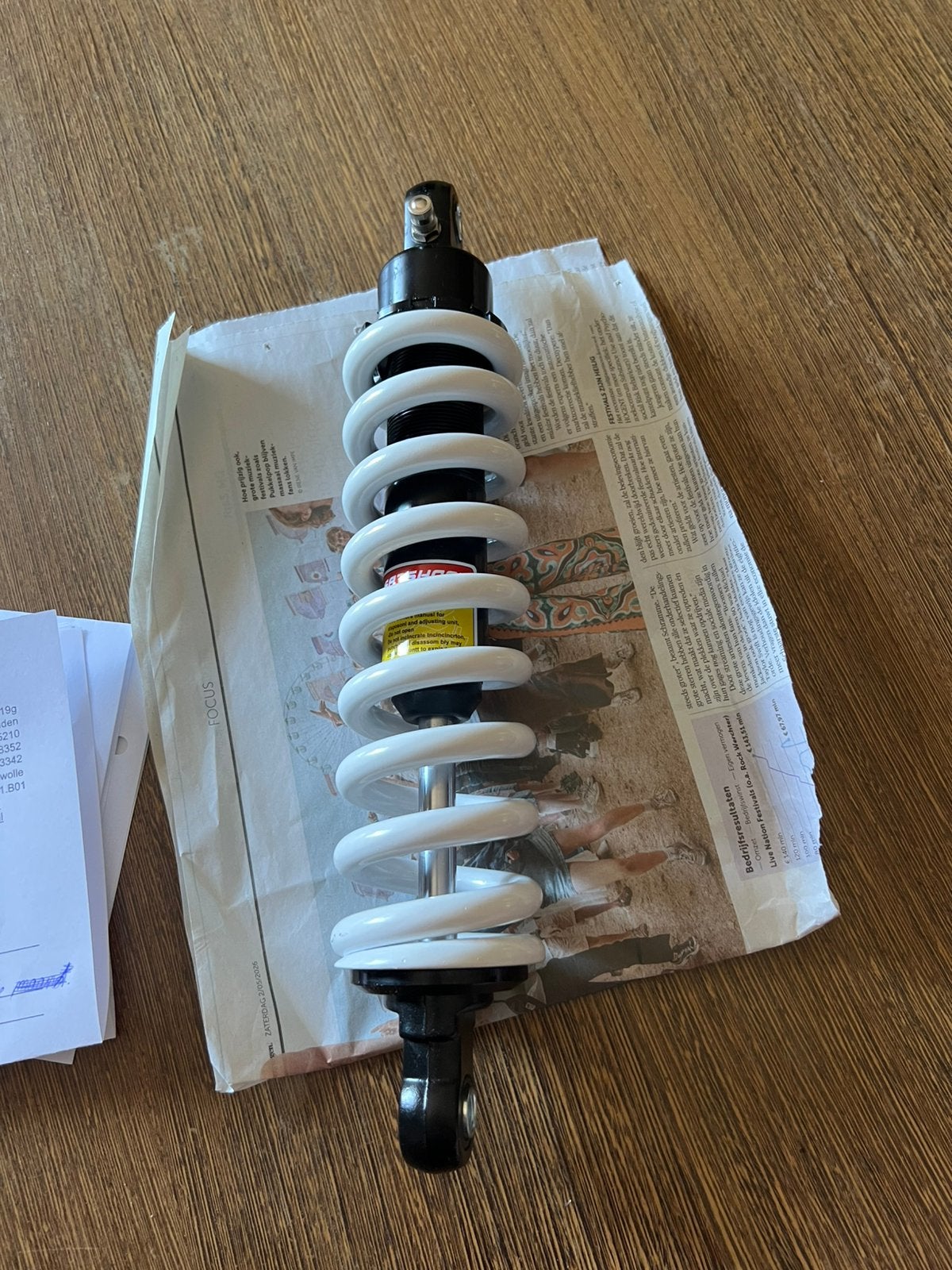 320 mm pitbike schokbreker achter nieuw, Vélos & Vélomoteurs, Mini Bikes, Midi Bikes & Pit Bikes, Pit Bike, Enlèvement ou Envoi