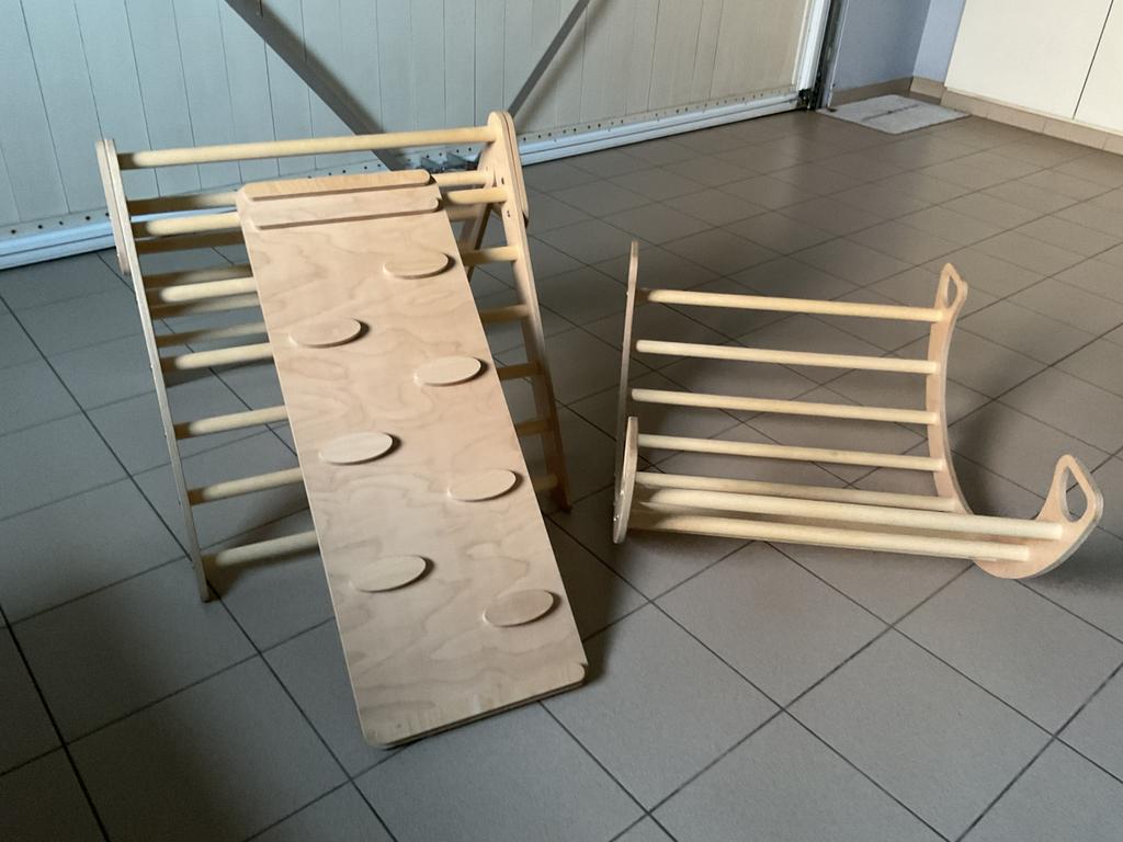 Houten klimspeelgoed, Ophalen, Gebruikt