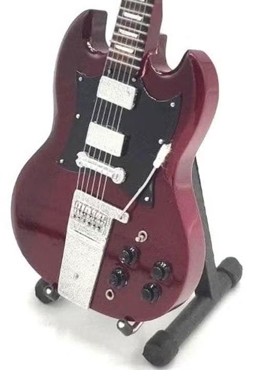 Miniatuur replica Gibson SG gitaar - Robby Krieger The Doors, Ophalen of Verzenden, Nieuw