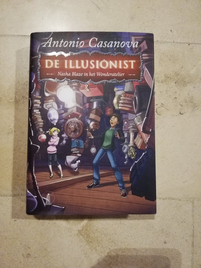 De Illusionist-Nasha Blaze in het Wonderatelier/Dinodoeboek, Ophalen of Verzenden, Nieuw