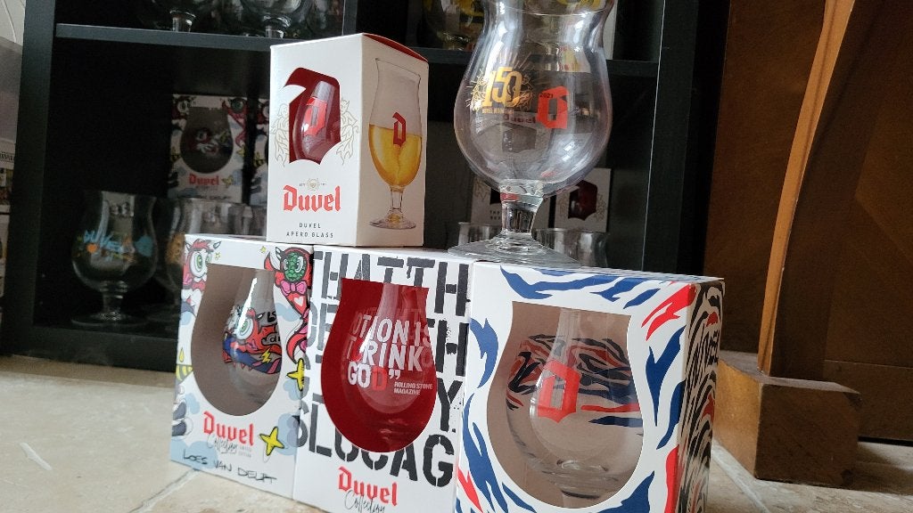 Duvel glazen ruilen, Collections, Enlèvement