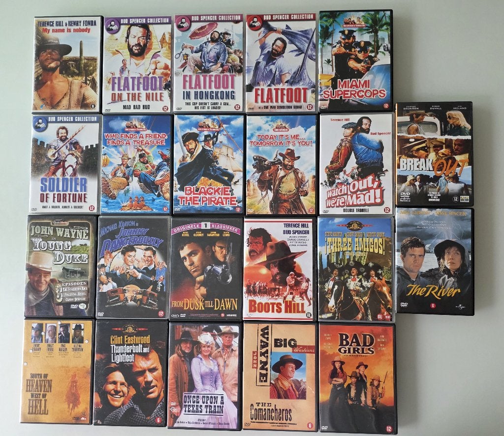 22 Western DVD's, Enlèvement ou Envoi