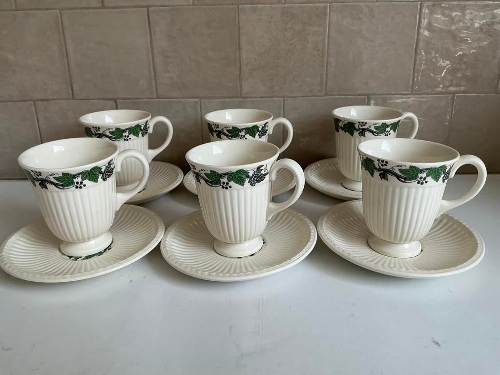 Wedgwood stratfort koffiekopjes, Antiek en Kunst, Ophalen of Verzenden