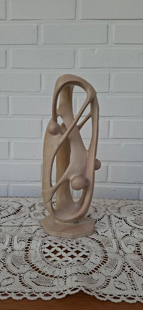 Beeldje abstract., Antiek en Kunst, Ophalen, 20 - 50 cm, Steen of Keramiek, Beeld