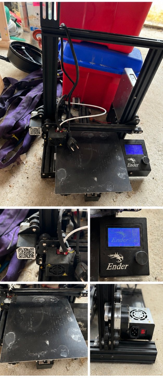 Creality Ender 3 3D-printer, Computers en Software, 3D Printers, Ophalen, Zo goed als nieuw, Filament