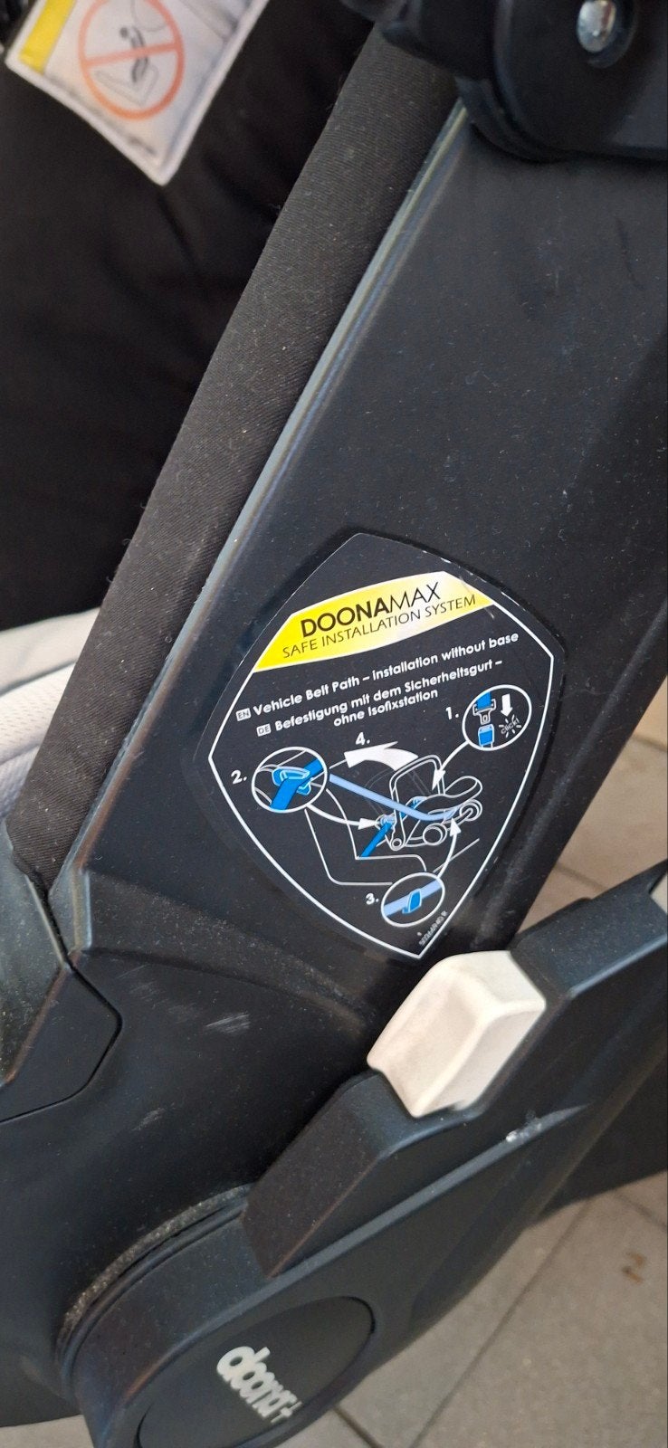 Doona max buggy met Isofix, Enlèvement