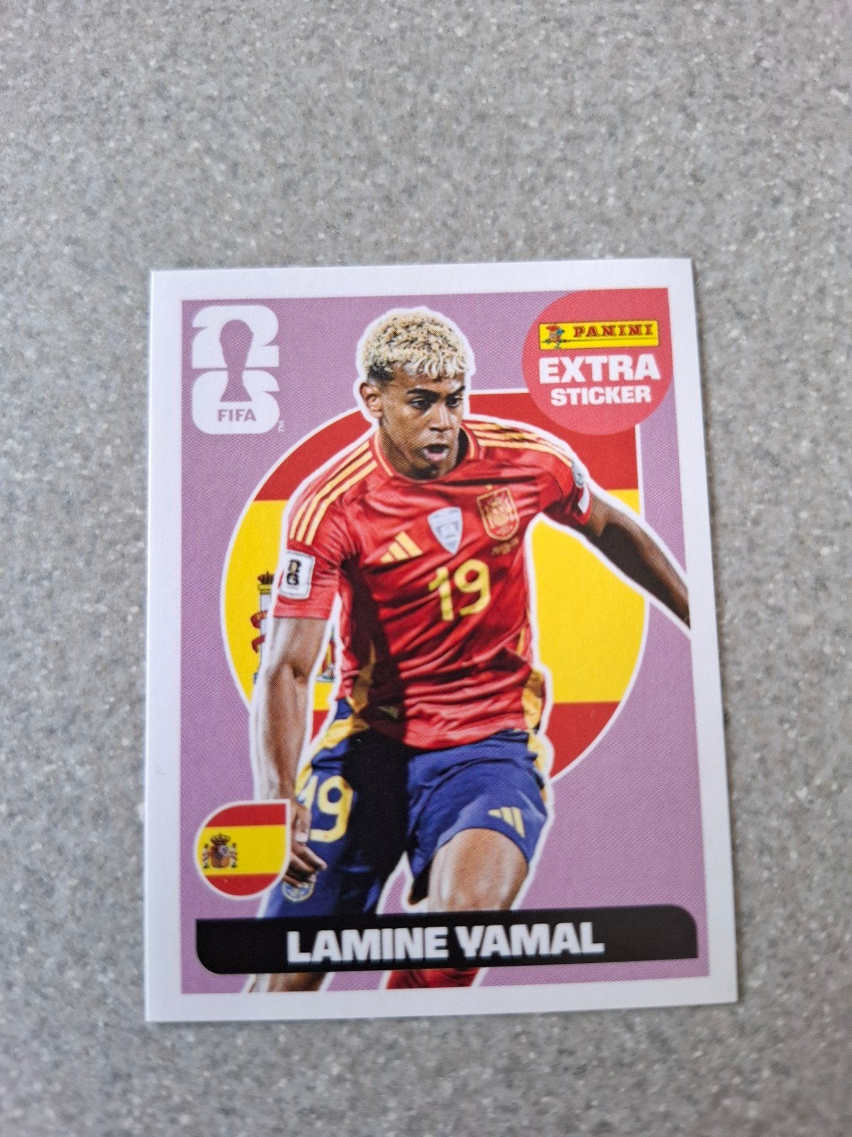 Panini lamine yamal extra sticker, Ophalen of Verzenden, Sticker
