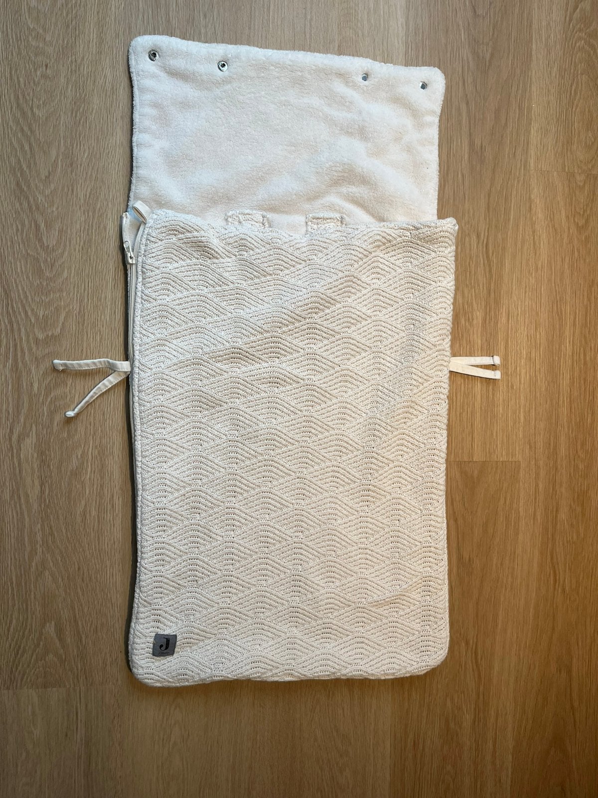 Jollein Voetenzak voor Autostoel & Kinderwagen - River Knit, Kinderen en Baby's, Jollein, Ophalen of Verzenden, Zo goed als nieuw