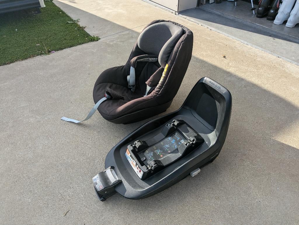 Maxicosi 2way pearl + isofix onderstel, Kinderen en Baby's, Autostoeltjes, Ophalen, Gebruikt, 9 t/m 18 kg, Verstelbare rugleuning