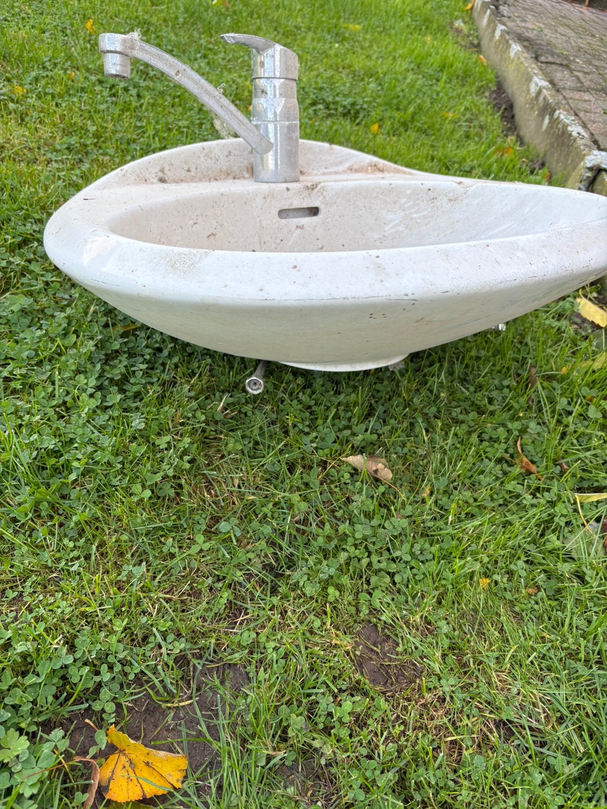 Gratis lavabo en kraan Grohe, Bricolage & Construction, Enlèvement, Utilisé, Lavabo
